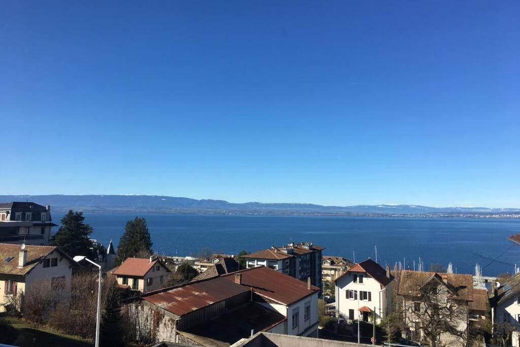 Vue Lac Panoramique Appartement Évian-les-Bains Buitenkant foto